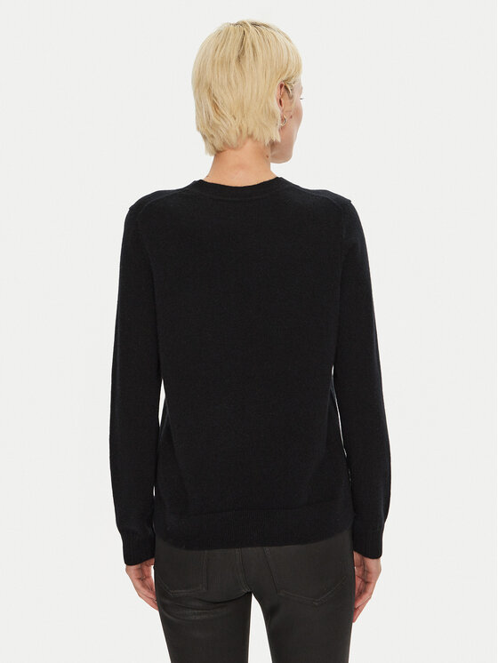 Tommy Hilfiger Tommy Hilfiger Πουλόβερ WW0WW43202 Μαύρο Regular Fit