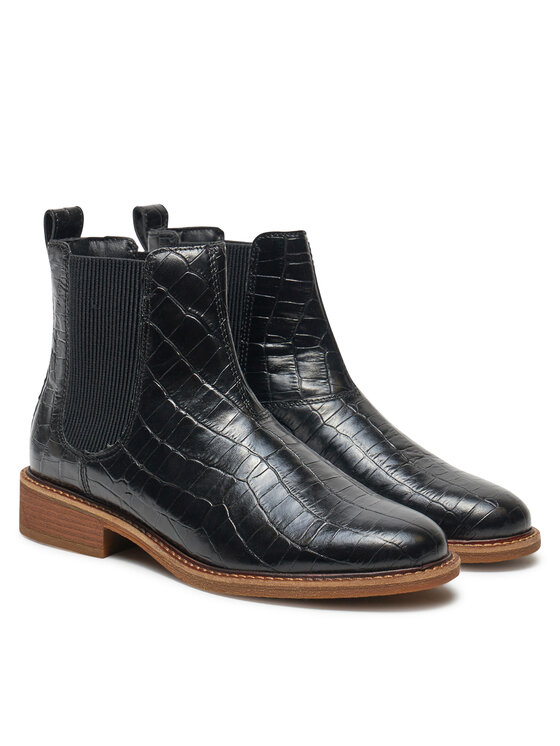 Clarks Clarks Kotníková obuv s elastickým prvkem Cologne Arlo 2 26178748 Černá