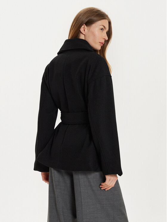 Gina Tricot Gina Tricot Μπουφάν μεταβατικό 22988 Μαύρο Regular Fit