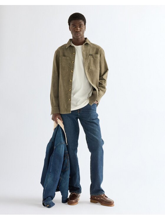 Wrangler Wrangler Koszula OVERSHIRT Zielony Regular Fit
