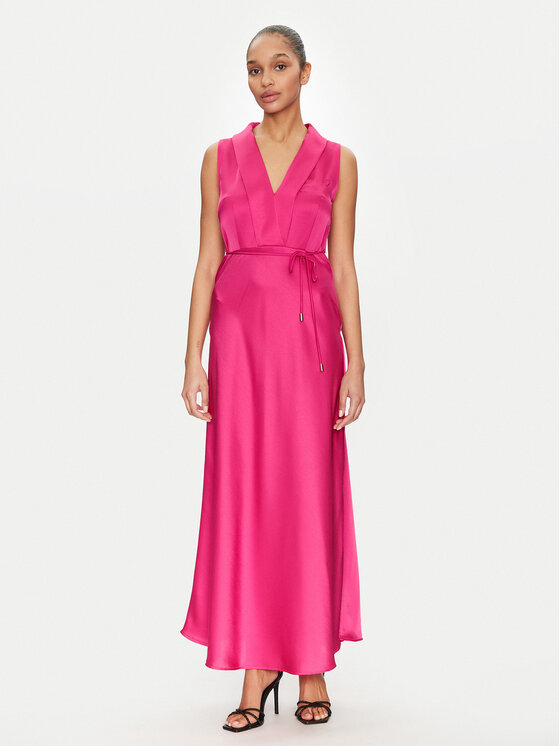 LOLA CASADEMUNT LOLA CASADEMUNT Rochie de seară LS2516023 Roz Regular Fit