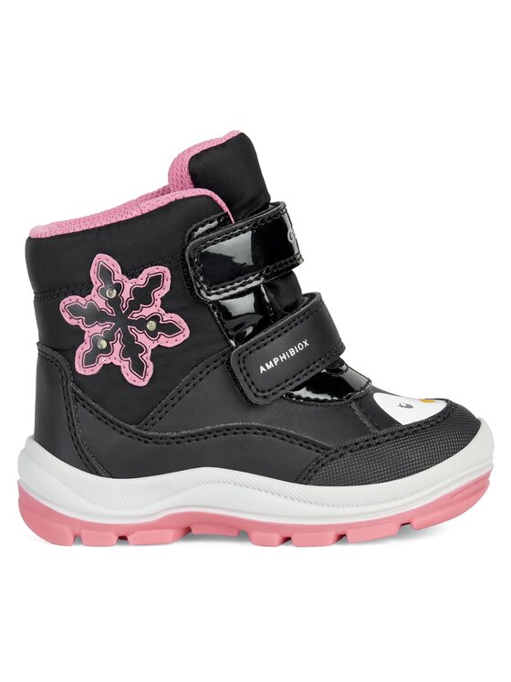 Geox Geox Ботуши B Flanfil Girl B Abx B363WA 054FU C0922 M Черен