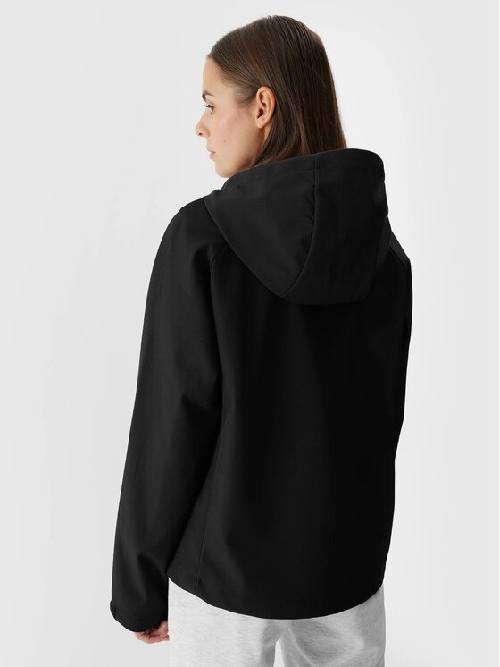 4F 4F Giacca softshell 4FWSS24TSOFF216-20S Nero Regular Fit
