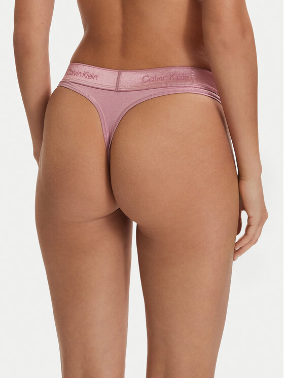 Calvin Klein Underwear Calvin Klein Underwear Chilot tanga LV00QF8826 Roz