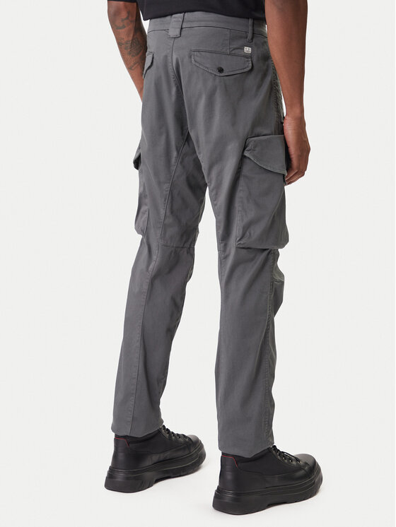 C.P. Company C.P. Company Spodnie materiałowe 20CMPA744A005694G Szary Regular Fit