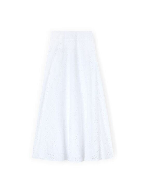 Motivi Motivi Spódnica maxi 1057Q001232N011 Biały Flared Fit