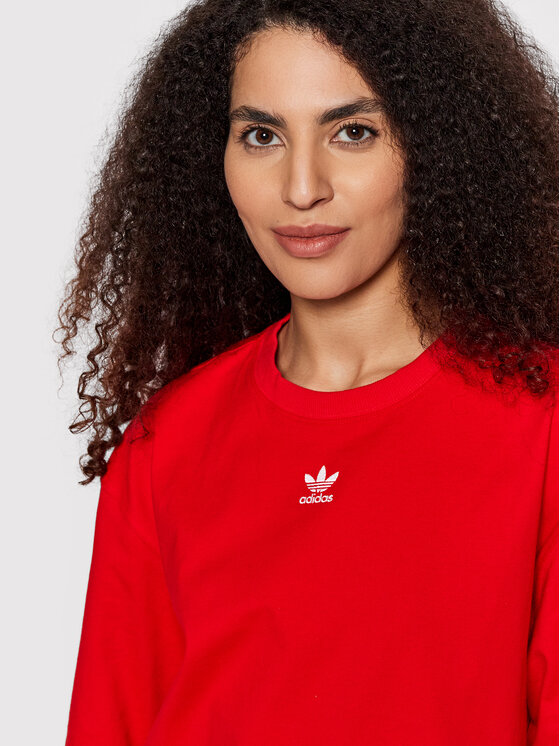 T-shirt adicolor Essentials HF7474 Rosso Relaxed