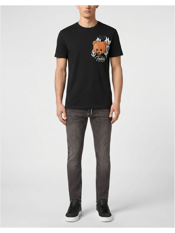 PHILIPP PLEIN PHILIPP PLEIN T-shirt 31670 Nero Regular Fit