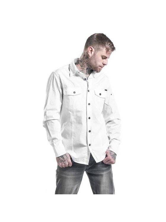 Brandit Brandit Koszula 4005.7.3XL Biały Slim Fit