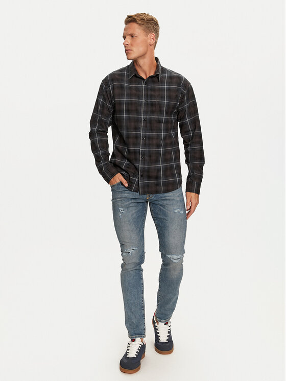 Jack&Jones Jack&Jones Hemd Blake 12262733 Grau Relaxed Fit