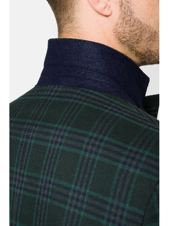 Lancerto Lancerto Marynarka Wezera Zielony Slim Fit