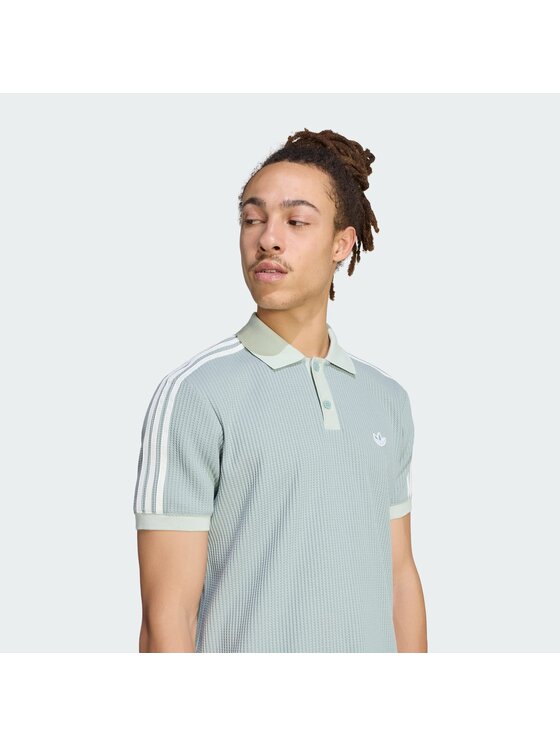 adidas adidas Polo 163931 Zielony Loose Fit