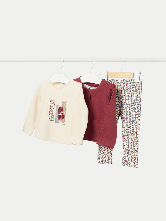 Gyerek Pulóver, blúz és leggings szett Mayoral, Méret: 18M, Piros, 2709