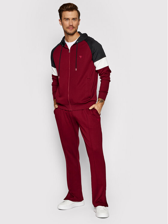 Felpa Phil U1BA23 FL03X Bordeaux Regular Fit