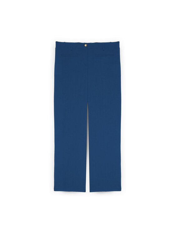 Fiorella Rubino Fiorella Rubino Pantaloni di tessuto P052L002438N034 Turchese Regular Fit