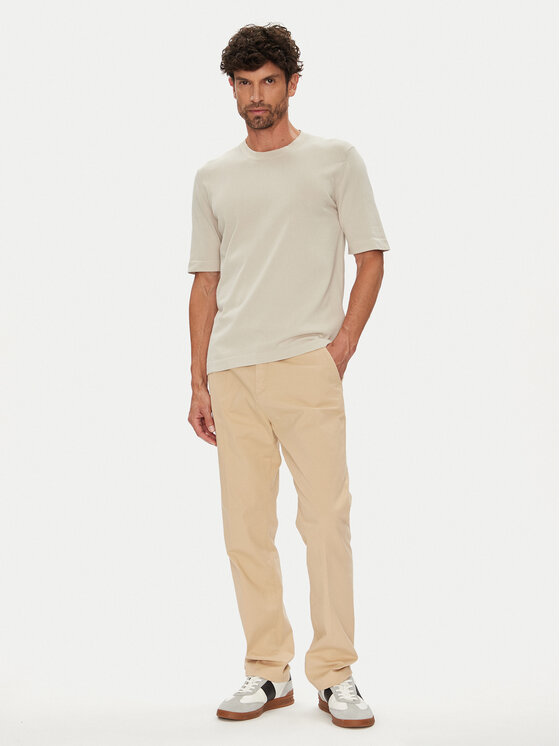 K-Way K-Way T-Shirt Combe K4126SW Μπεζ Regular Fit