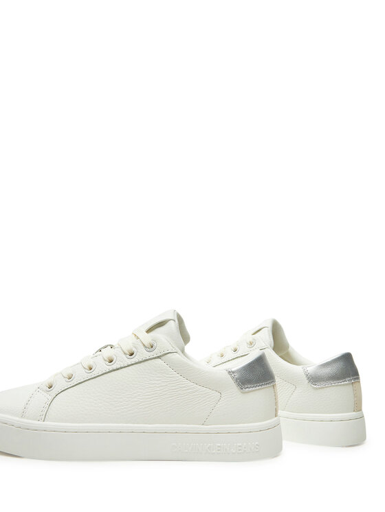 Calvin Klein Jeans Calvin Klein Jeans Laisvalaikio batai Classic Cupsole Low Ohb YW0YW01799 Balta
