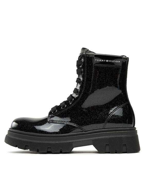 Tommy Hilfiger Tommy Hilfiger Zimski škornji T4A5-33041-1237999 M Črna