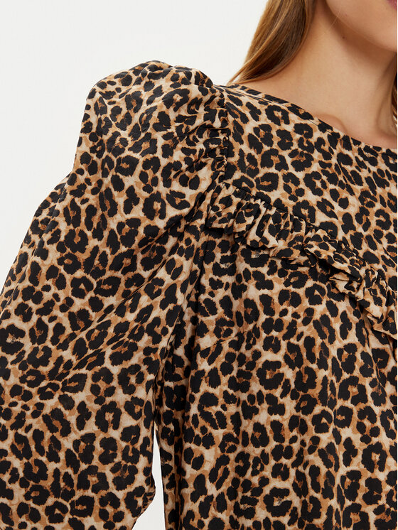 Vila Vila Vestito da giorno Orla 14105031 Marrone Regular Fit