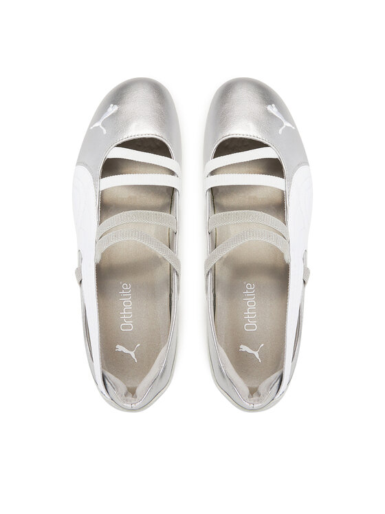 Puma Puma Μπαλαρίνες Speedcat Ballet Metallic Wns 401581 01 Ασημί