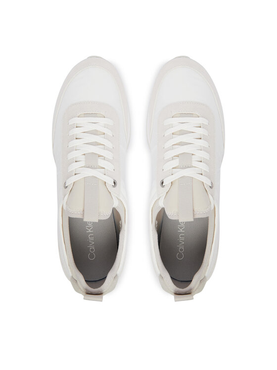 Calvin Klein Calvin Klein Sneakers Retro Runner Sock Laceup Mix YM0YM01414 Alb
