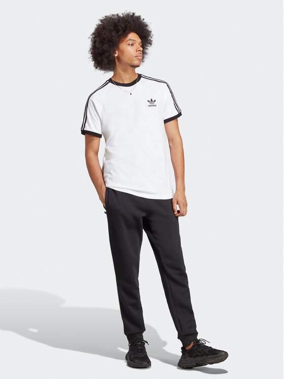 adidas adidas T-shirt Adicolor Classics 3-Stripes T-Shirt IA4846 Bianco Slim Fit
