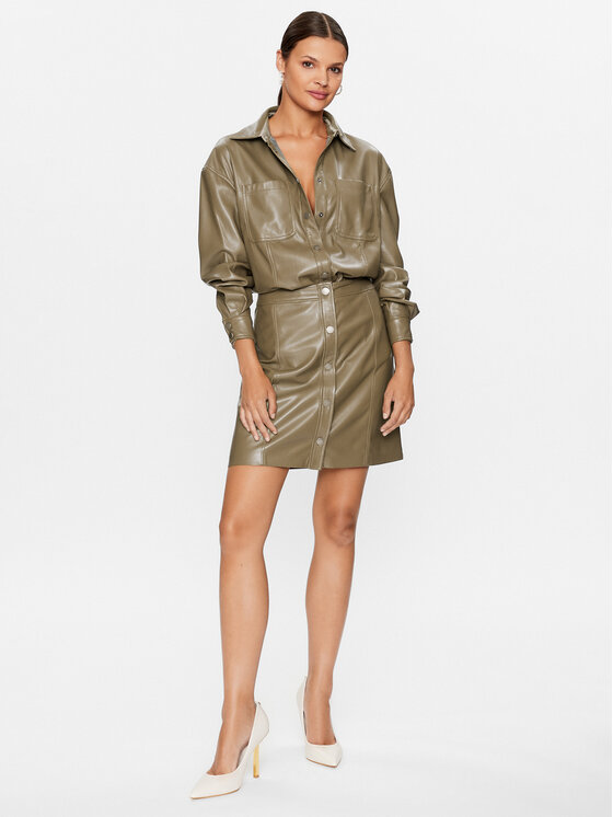Guess Guess Koszula W3YH57 WF8Q0 Brązowy Relaxed Fit