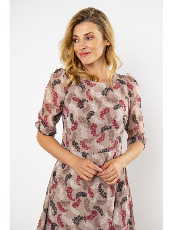 QUIOSQUE QUIOSQUE Každodenní šaty LUX DRESS Barevná Regular Fit