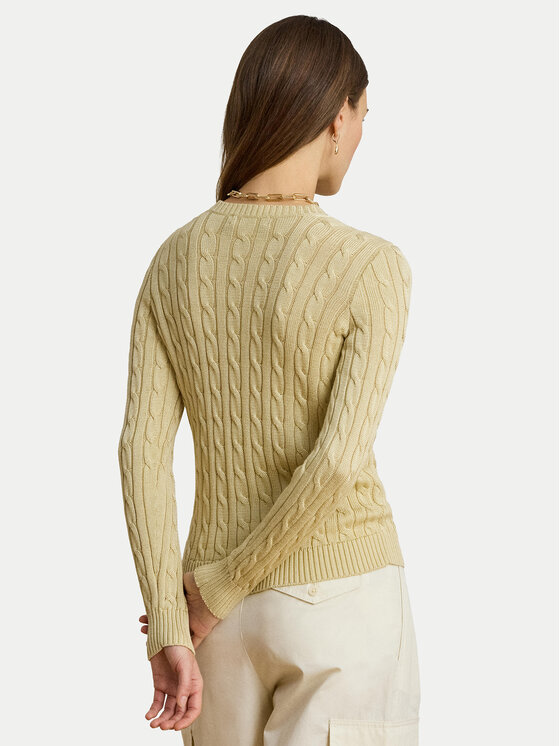 LAUREN RALPH LAUREN LAUREN RALPH LAUREN Pletena jopica Cable 200P14040501 Bež Regular Fit