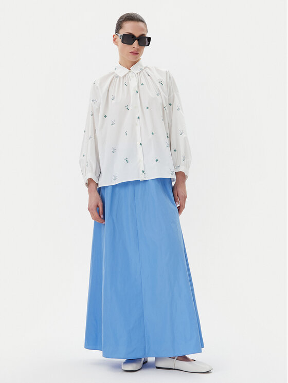 Weekend Max Mara Weekend Max Mara Koszula Gilly 2515111132 Biały Relaxed Fit