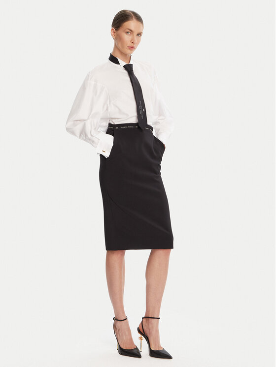 Elisabetta Franchi Elisabetta Franchi Φούστα midi GO-118-56E2-v220 Μαύρο Regular Fit