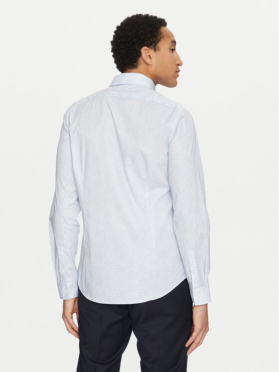 Calvin Klein Calvin Klein Πουκάμισο K10K114314 Γαλάζιο Slim Fit