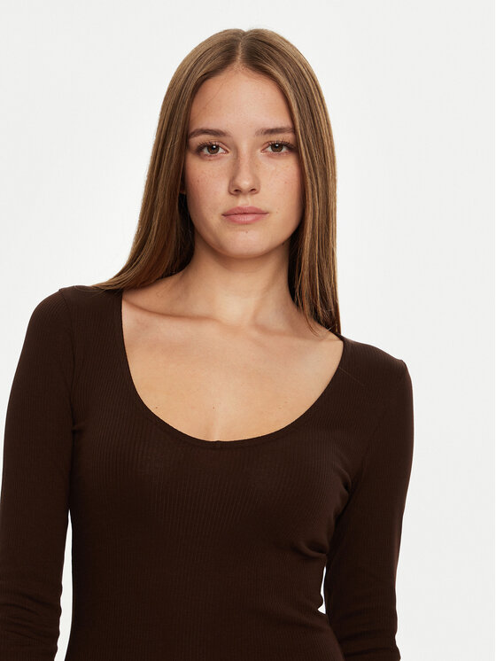 Brave Soul Brave Soul Ежедневна рокля LDRJ-624HOLLY Кафяв Regular Fit