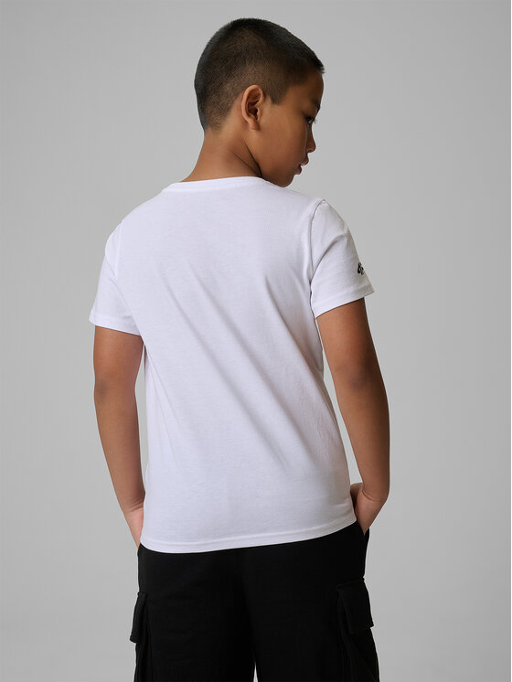 4F 4F T-Shirt COMMUNITY SPORTS Biały Regular Fit