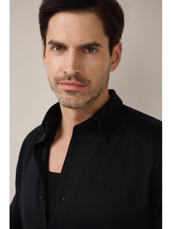 Lancerto Lancerto Koszula Giada KO073225000003 Czarny Slim Fit