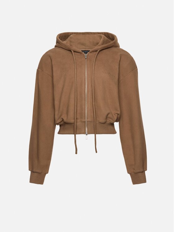 La Mania La Mania Bluza LUCCA Beżowy Basic Fit