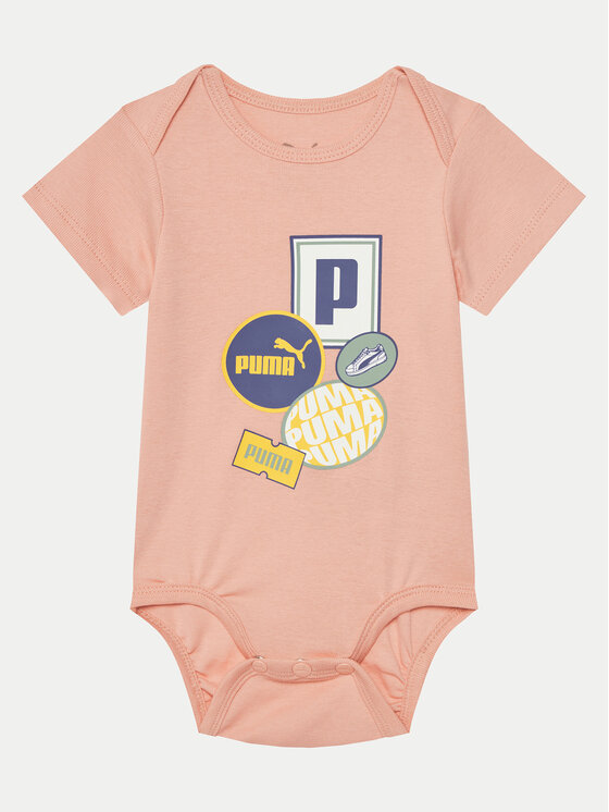 Puma Puma Set di 2 body da neonato Minicats 686290 Multicolore