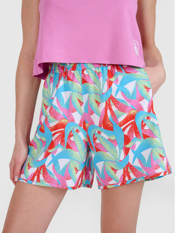 4F 4F Szorty materiałowe BEACHWEAR BASIC Kolorowy Regular Fit