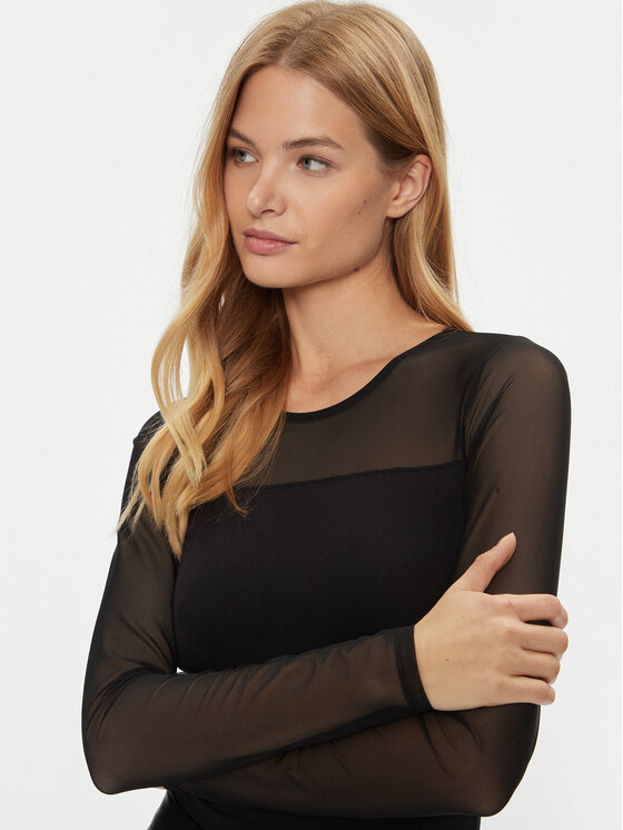 ONLY ONLY Боді 15212500 Чорний Slim Fit