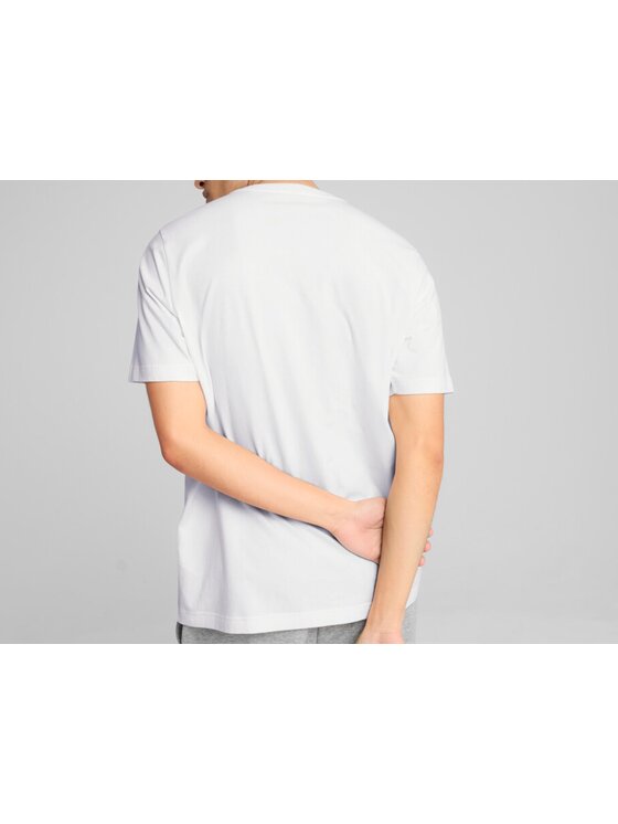 Puma Puma T-Shirt Ess Small No.1 Logo Tee 682534 Biały Regular Fit