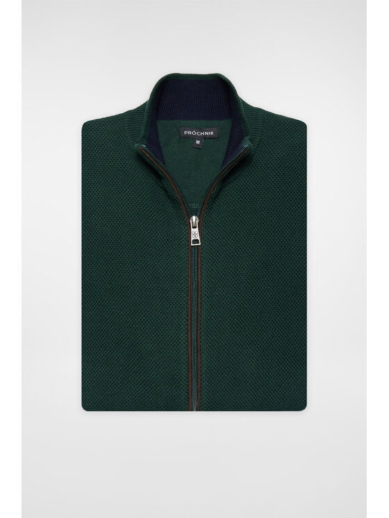 Próchnik Próchnik Kardigan PM11 SW073224000046 Zielony Regular Fit