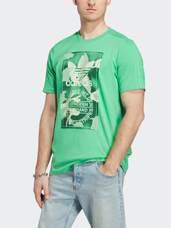 adidas T-shirt Graphics Camo Tongue T-Shirt HR3530 Verde Regular Fit |  Modivo.it