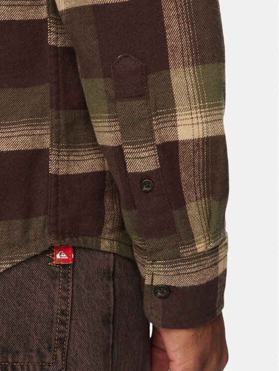 Quiksilver Quiksilver Hemd Motherfly Plaid EQYWT04712 Grün Regular Fit