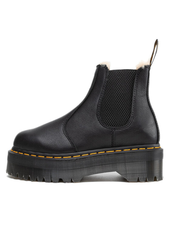 Dr. Martens Dr. Martens Μποτάκια με λάστιχο 2976 Quad Fl 25635001 Μαύρο