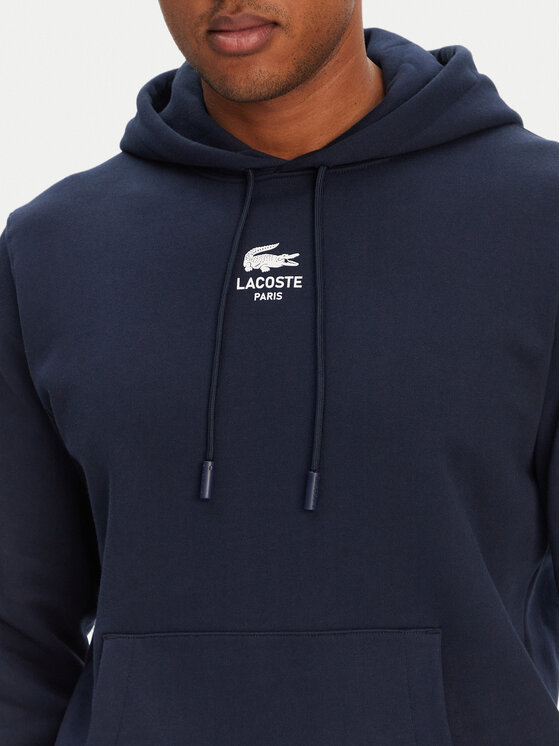 Lacoste Lacoste Majica dugih rukava SH2740 Tamnoplava Regular Fit