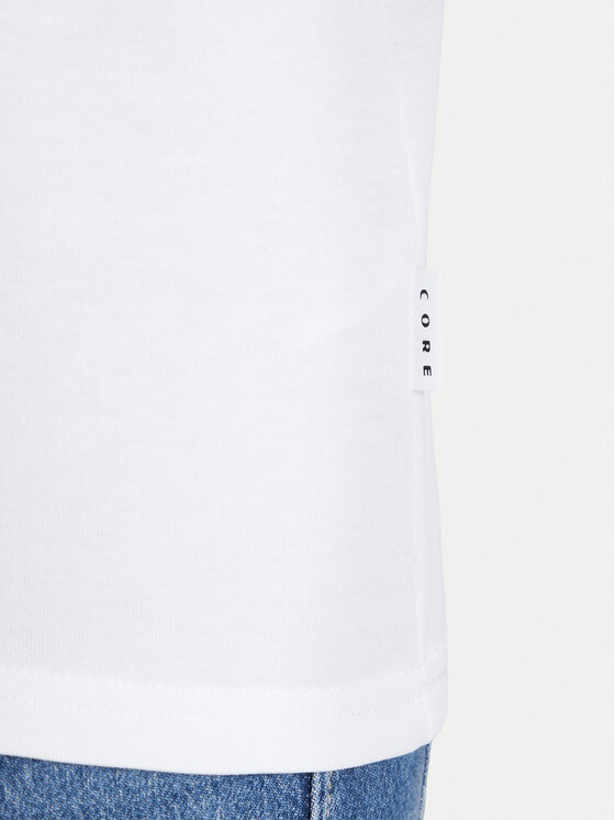 Jack & Jones Jack & Jones Tricou Fusion 12289880 Alb Regular Fit