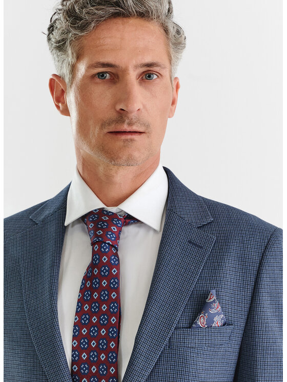 Pako Lorente Pako Lorente Marynarka P23WF-3G-004 Granatowy Slim Fit