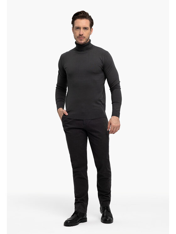 Volcano Volcano Chinosy R-FOST Szary Regular Fit