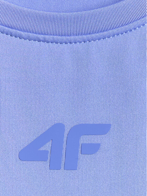 4F 4F Koszulka techniczna BASIC+ Niebieski Regular Fit