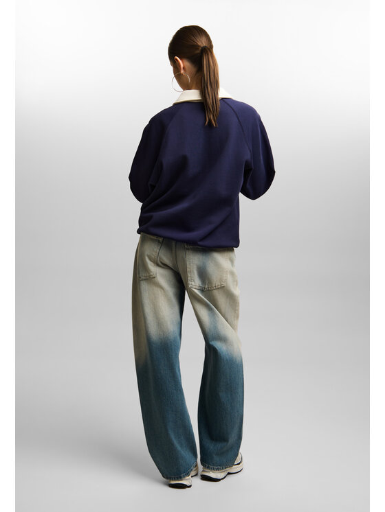 PROSTO. PROSTO. Bluza Coach Granatowy Regular Fit